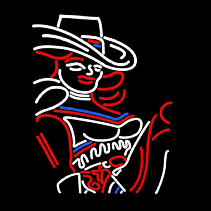 Striping Girl Neonkyltti