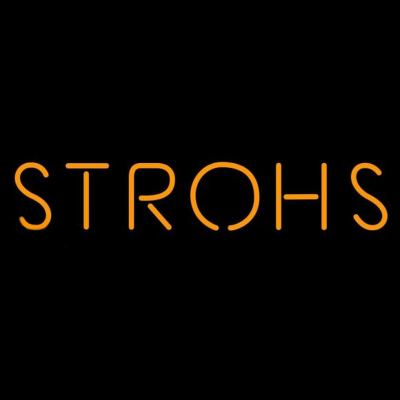 Strohs Beer Sign Neonkyltti