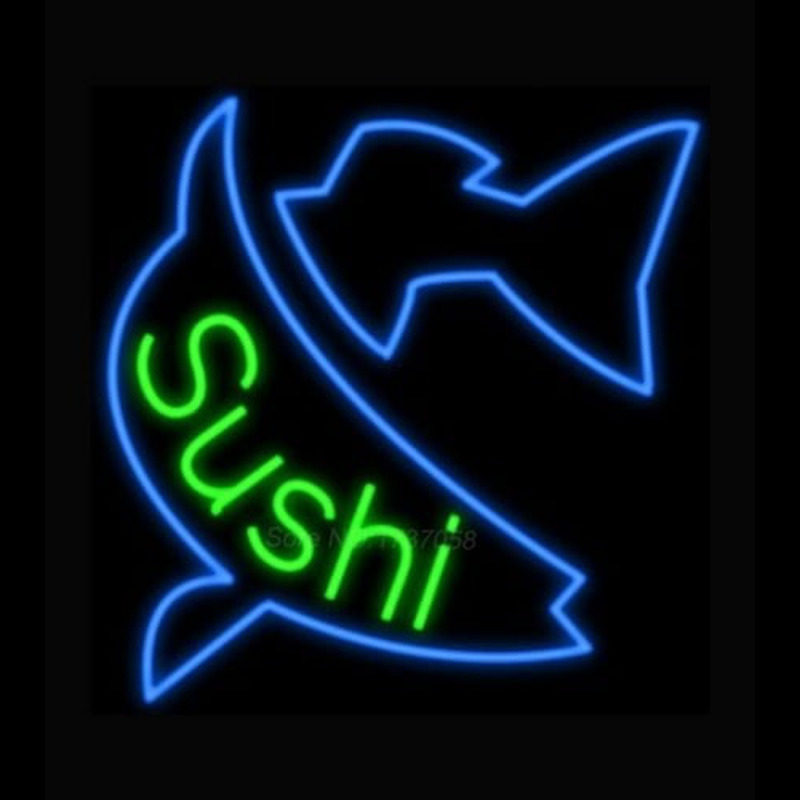 Sushi Fishes Neonkyltti