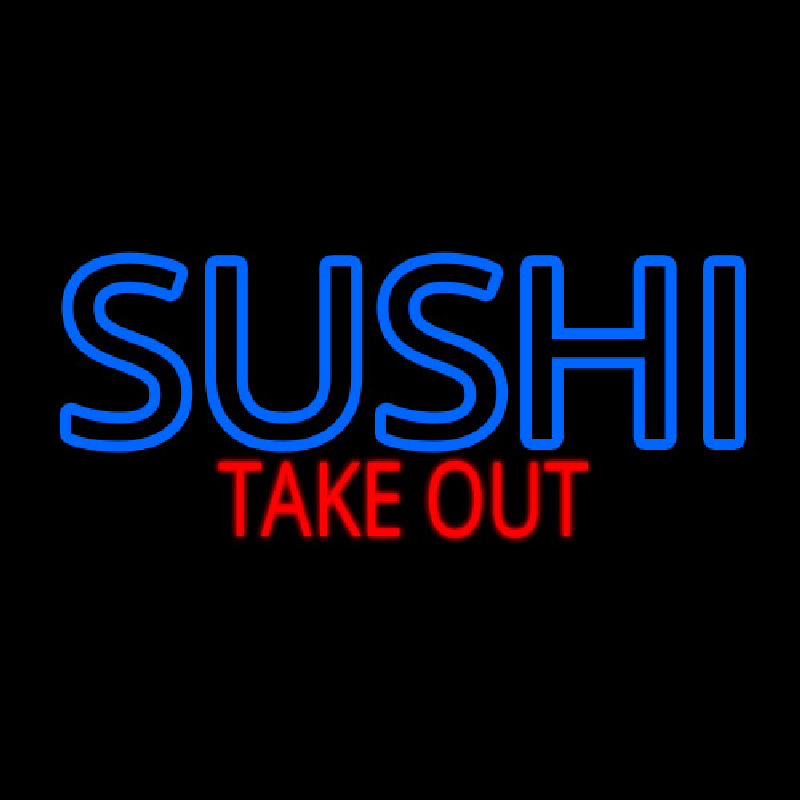 Sushi Take Out Neonkyltti