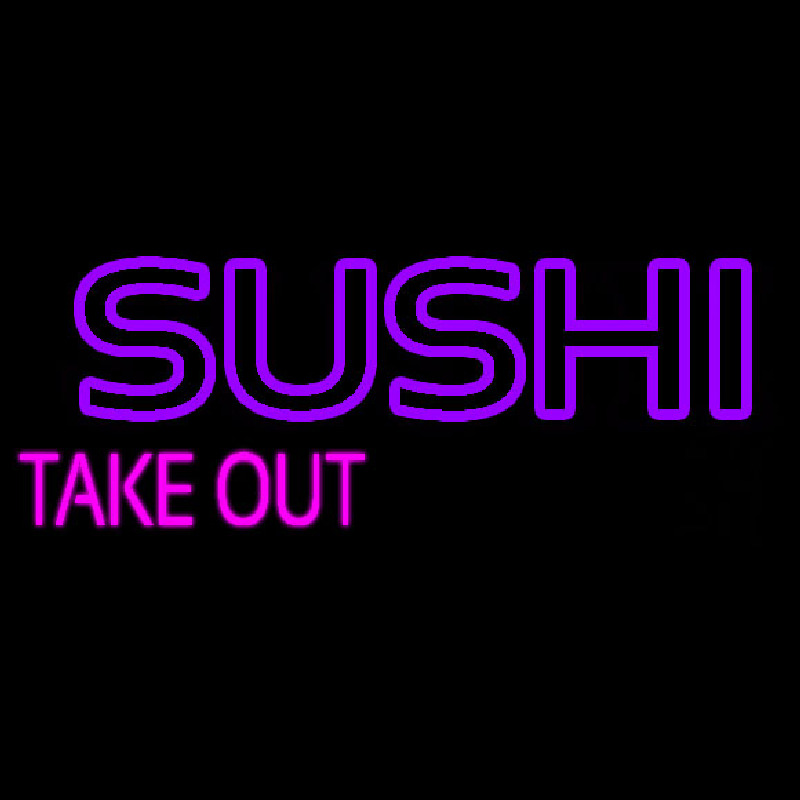 Sushi Take Out Neonkyltti