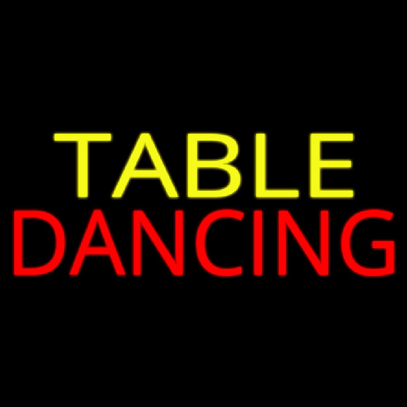Table Dancing Neonkyltti