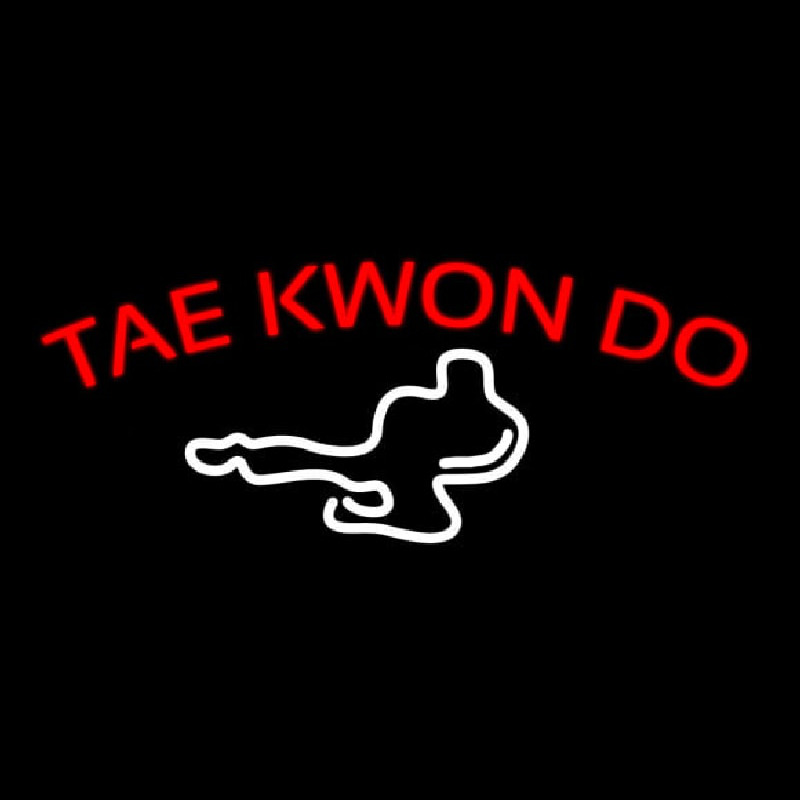 Tae Kwon Do Logo Neonkyltti