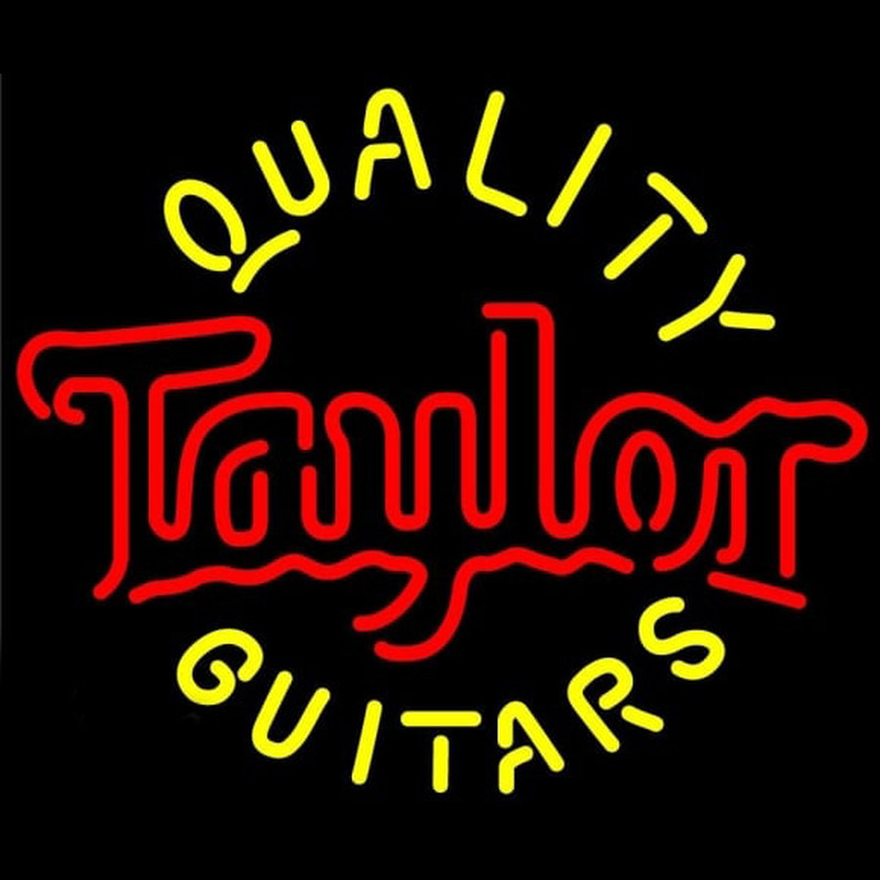 Taylor Quality Guitars Beer Sign Neonkyltti