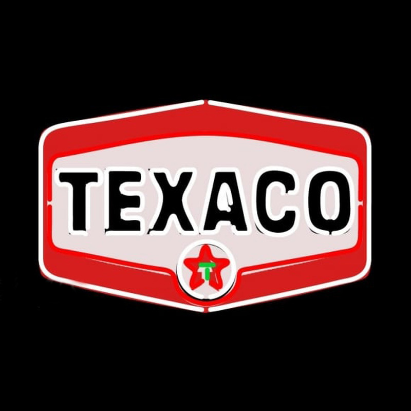 Te aco Gasoline Logo Neonkyltti