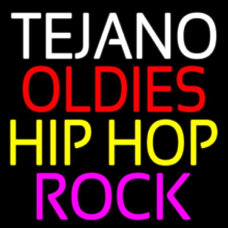 Tejano Oldies Hiphop Rock 2 Neonkyltti