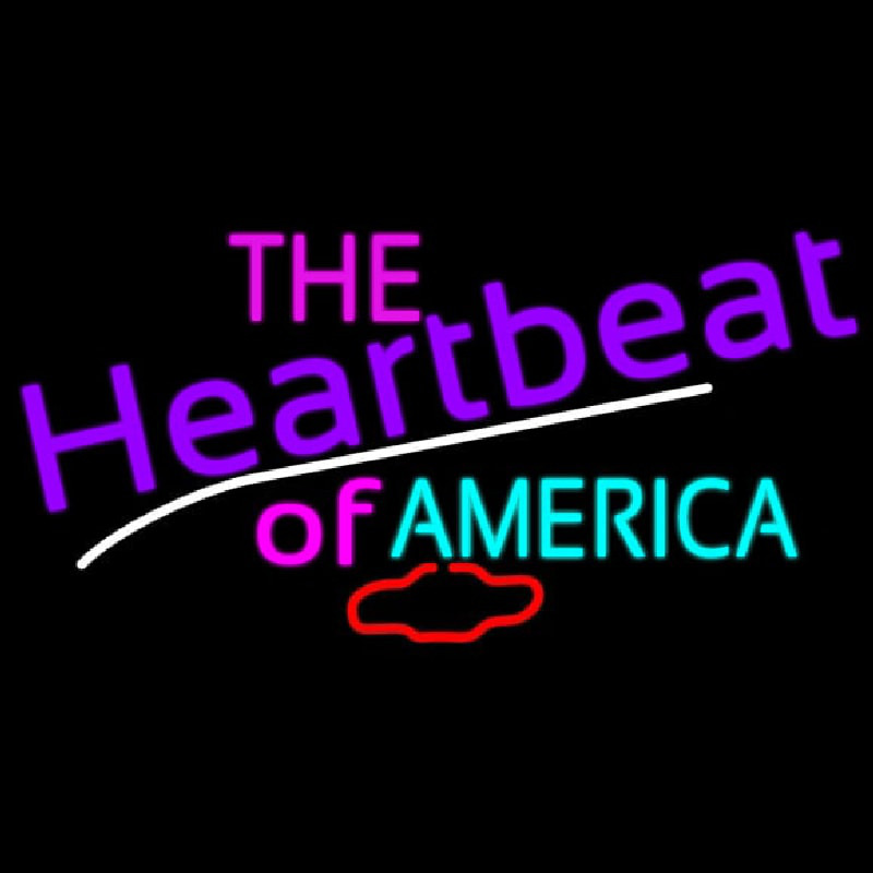 The Heartbeat of America Neonkyltti