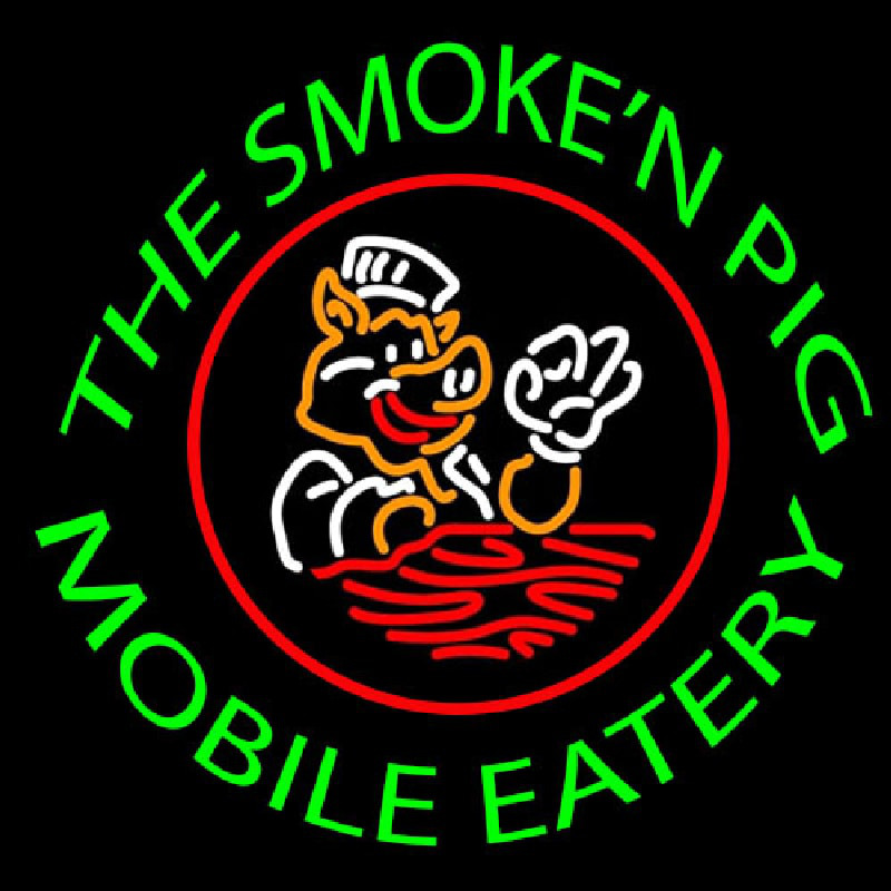 The Smoken Pig Mobile Eatery Neonkyltti