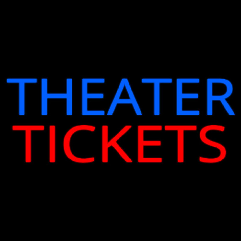 Theatre Tickets Neonkyltti