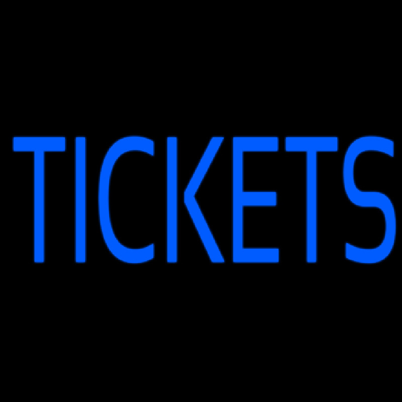 Tickets Block Neonkyltti