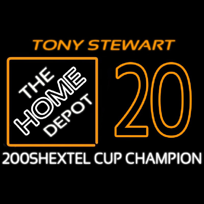 Tony Stewart 20 Nascar Neonkyltti