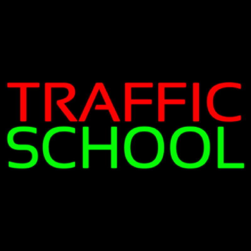 Traffic School Neonkyltti