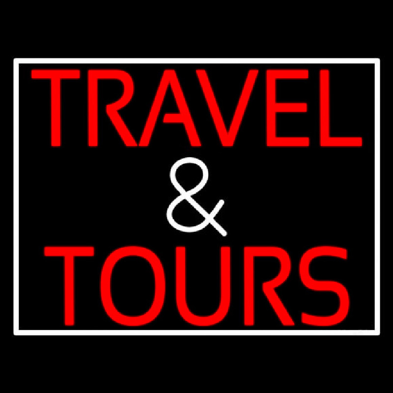 Travel And Tours Neonkyltti