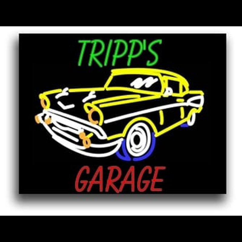 Tripp Garage Neonkyltti