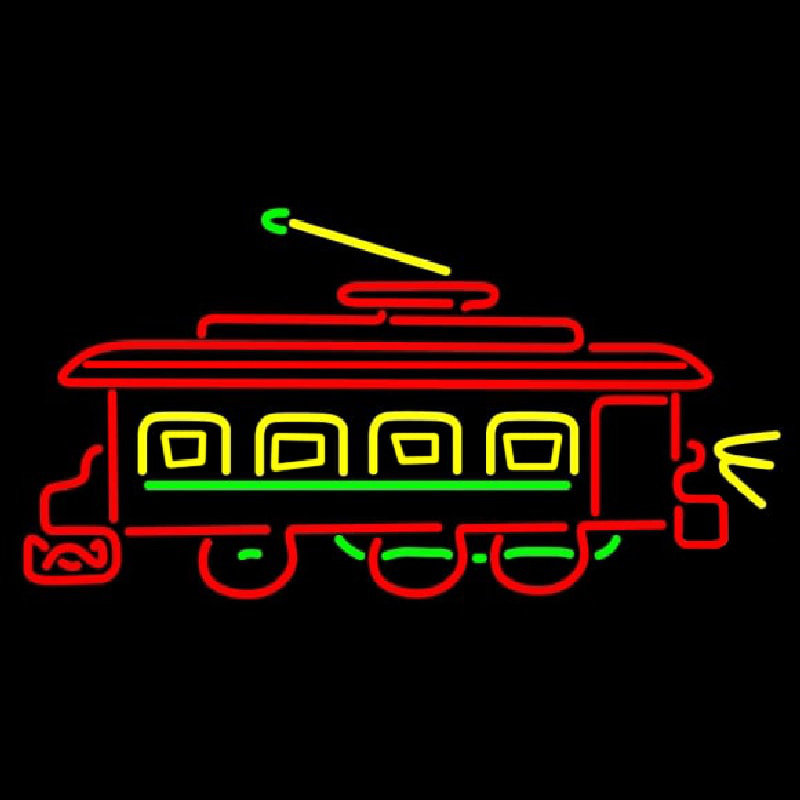 Trolley Car Neonkyltti