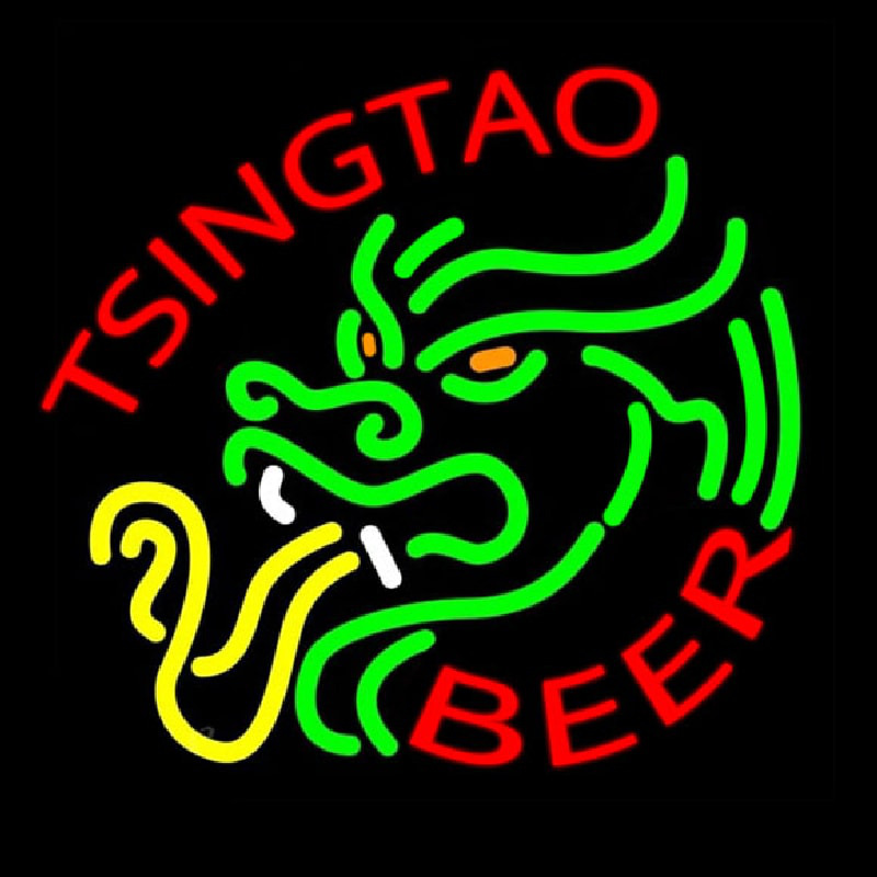 Tsingtao Dragon Neonkyltti