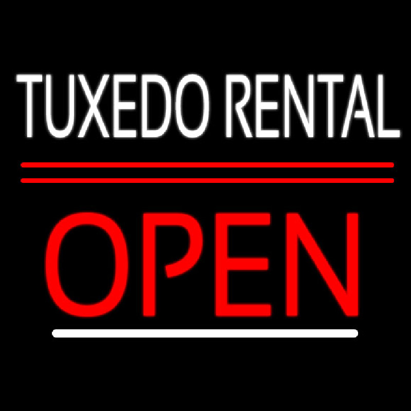 Tu edo Rental Script2 Open Neonkyltti