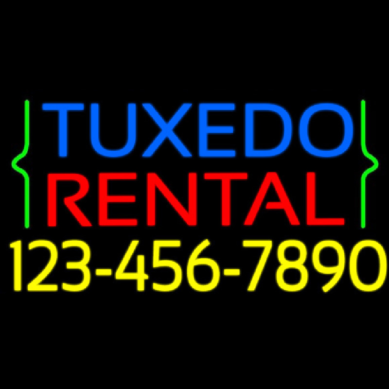 Tu edo Rental With Phone Number Neonkyltti