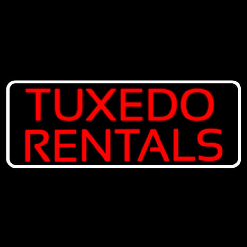 Tu edo Rentals Neonkyltti