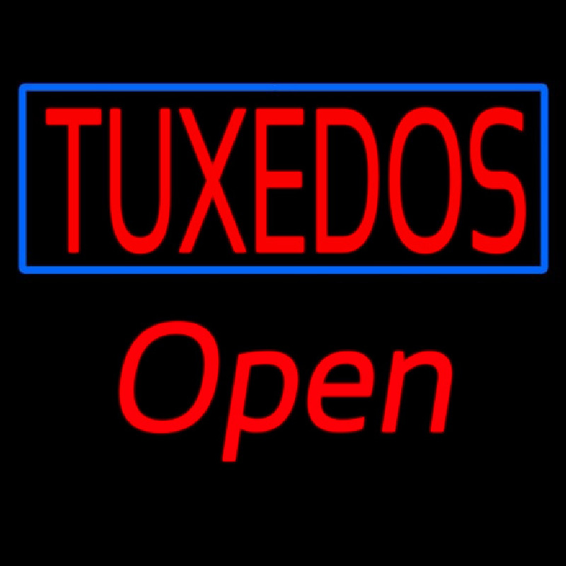 Tu edos Rectangle Open Neonkyltti