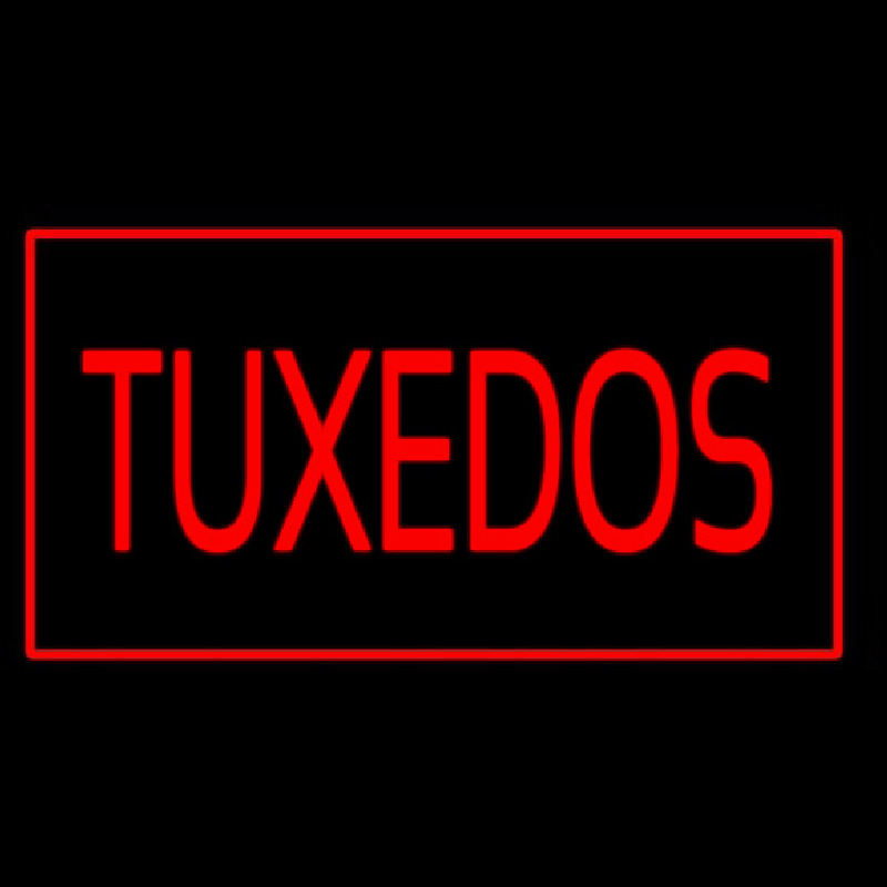 Tu edos Rectangle Red Neonkyltti