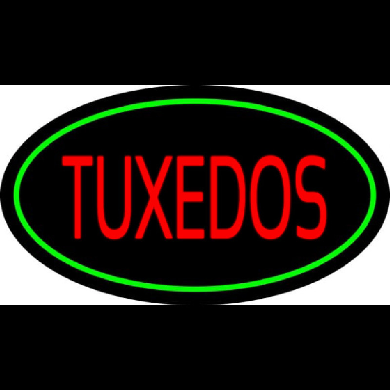 Tu edos Red Oval Green Neonkyltti