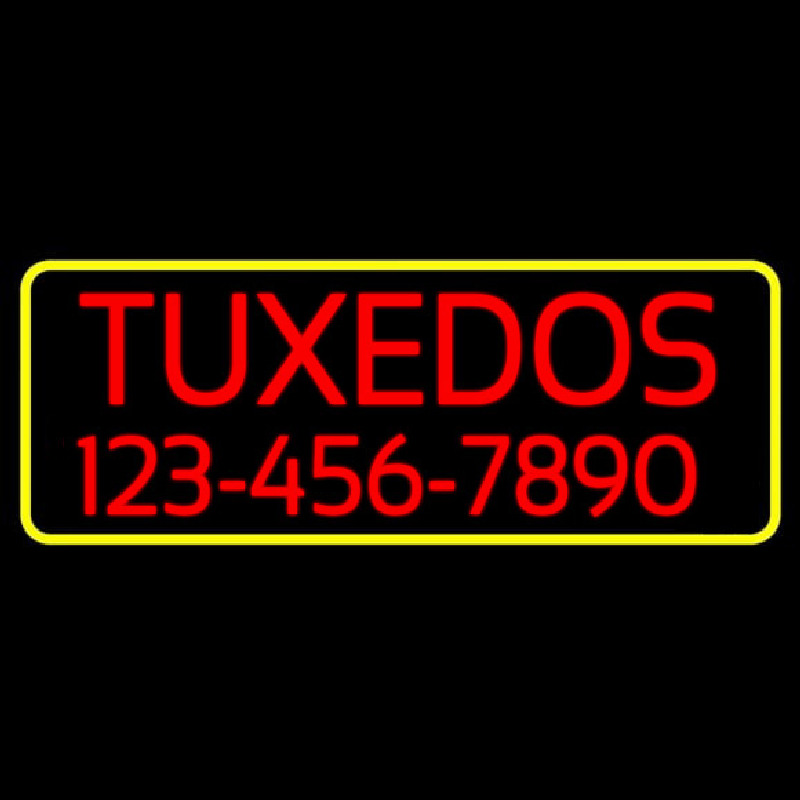 Tu edos With Phone Number Neonkyltti