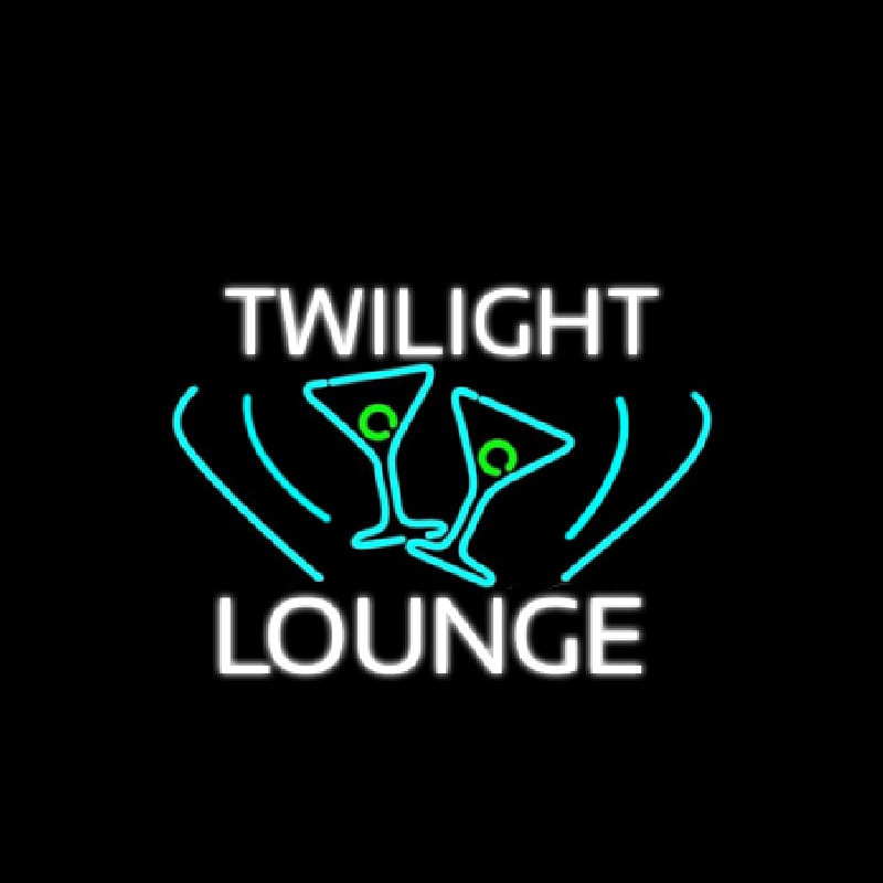 Twilight Lounge With Martini Neonkyltti