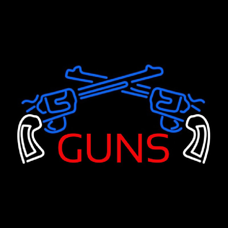 Two Gun Logo Neonkyltti