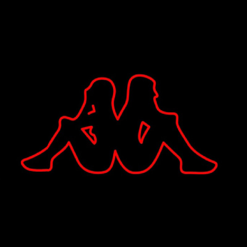 Two Men Talk Neonkyltti