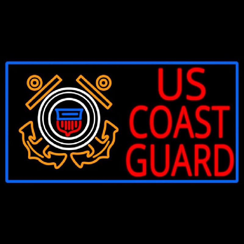 Us Coast Guard Logo Neonkyltti