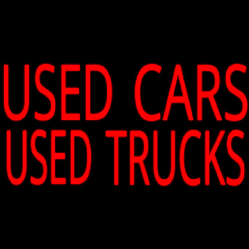 Used Cars Used Truckes Neonkyltti
