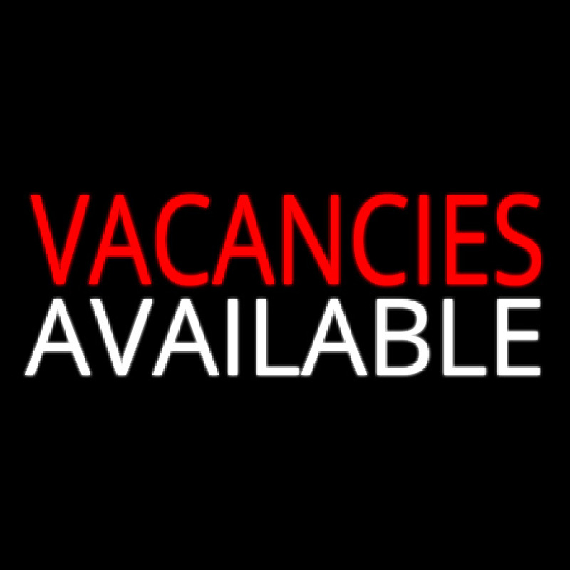 Vacancies Available Neonkyltti