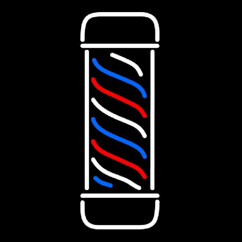Vertical Barber Pole Neonkyltti