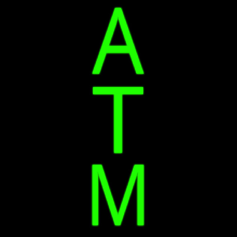 Vertical Green Atm Neonkyltti