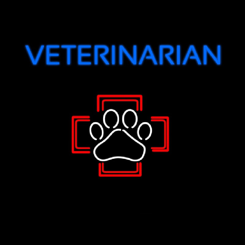 Veterinarian 1 Neonkyltti