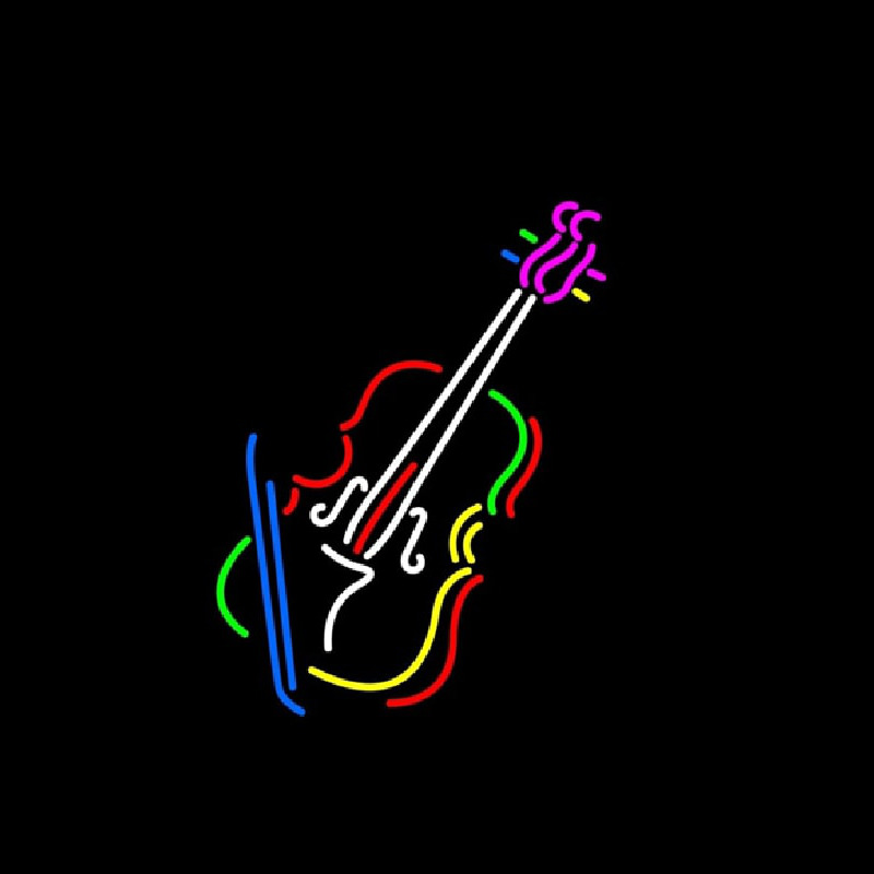 Violin With Logo Neonkyltti