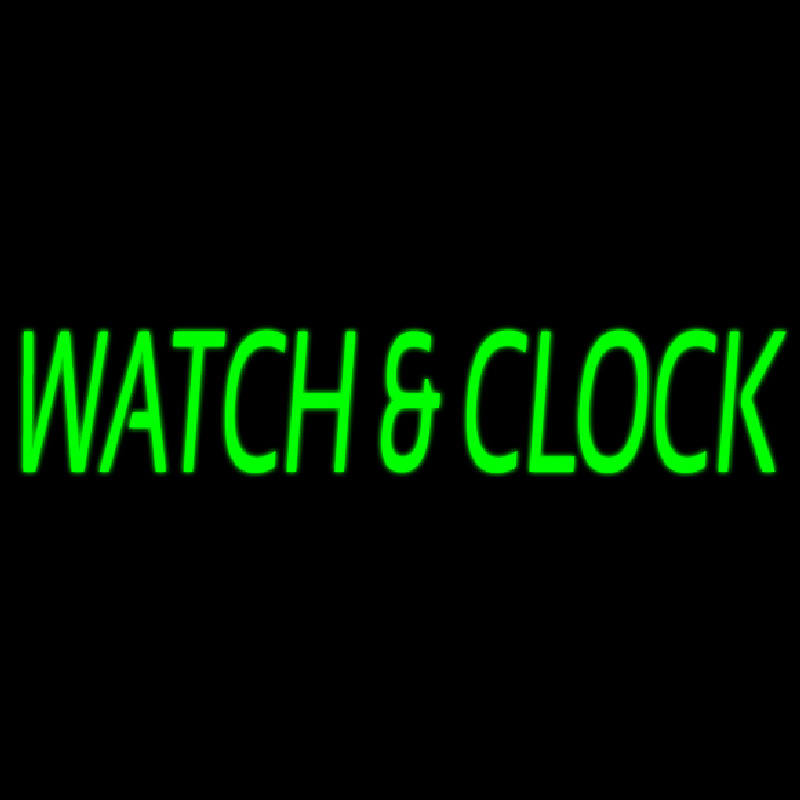 Watch And Clock Neonkyltti