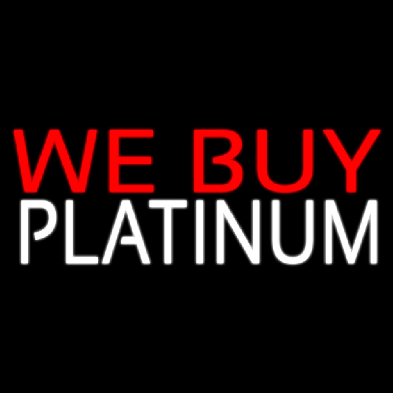 We Buy Platinum Neonkyltti