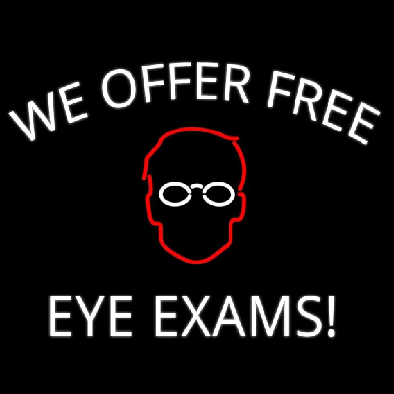 We Offer Free Eye E ams Neonkyltti