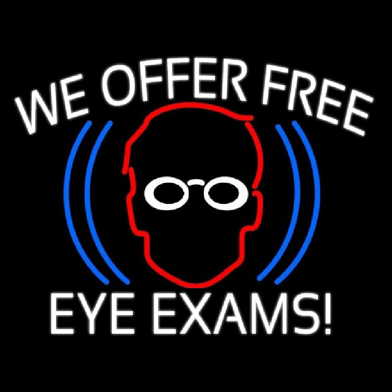 We Offer Free Eye E ams Neonkyltti