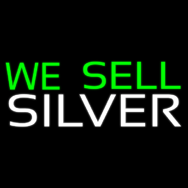 We Sell Silver Neonkyltti