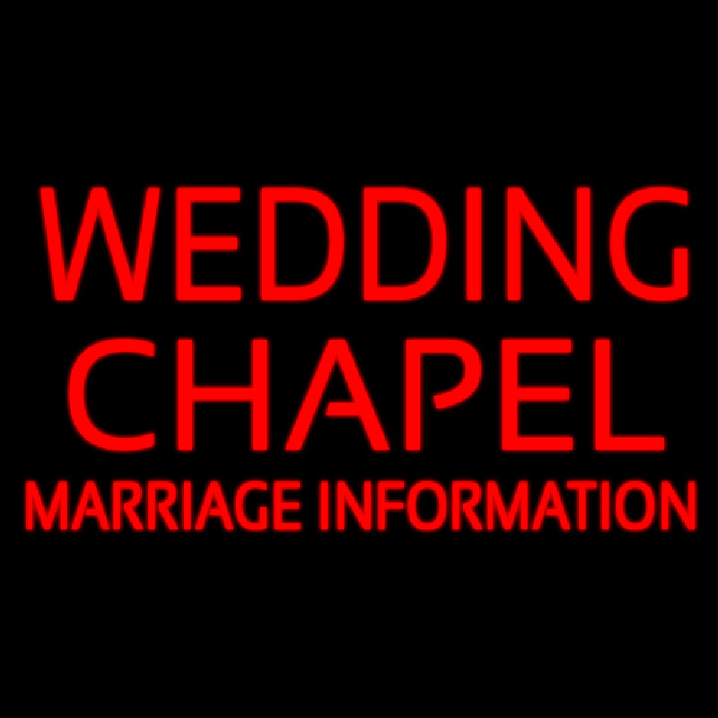 Wedding Chapel Marriage Information Neonkyltti