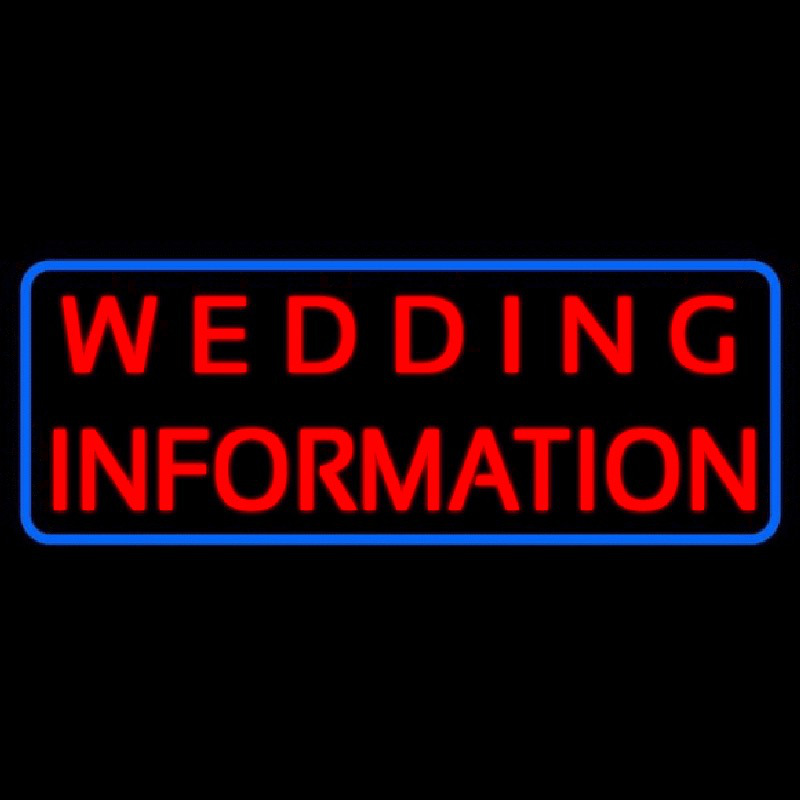 Wedding Information Neonkyltti