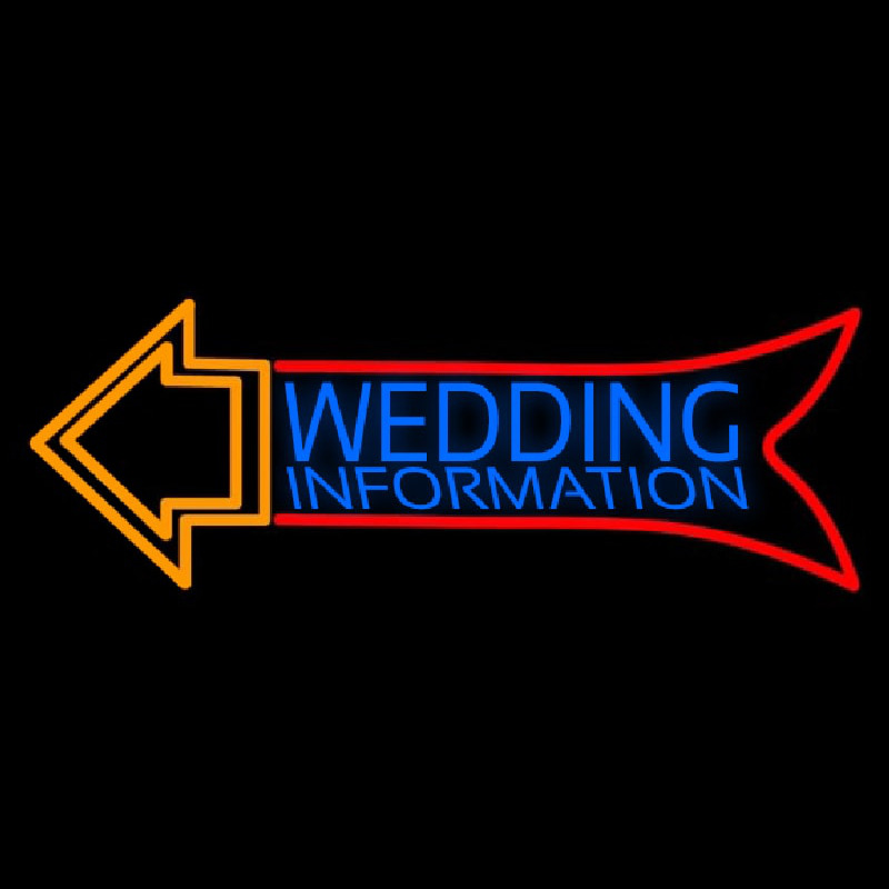 Wedding Information Neonkyltti