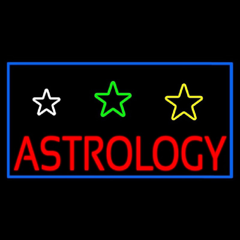 White Astrology Neonkyltti