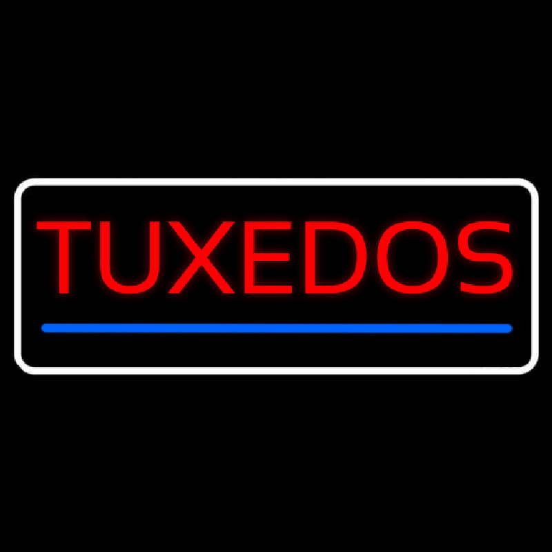 White Border Tu edos Blue Line Neonkyltti