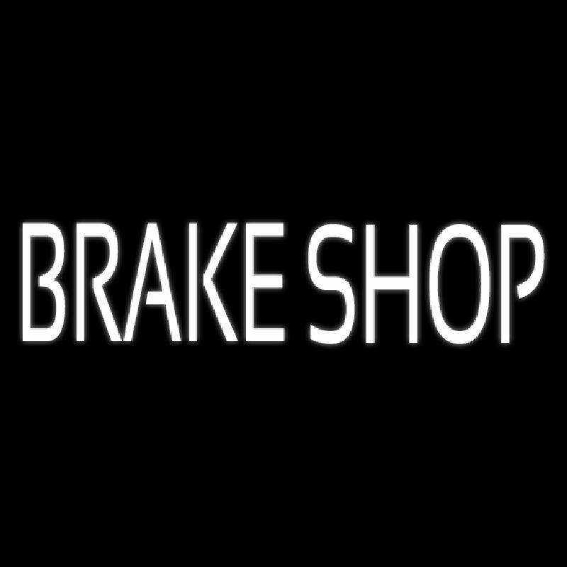 White Brake Shop Neonkyltti