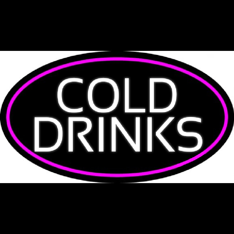 White Cold Drinks Neonkyltti
