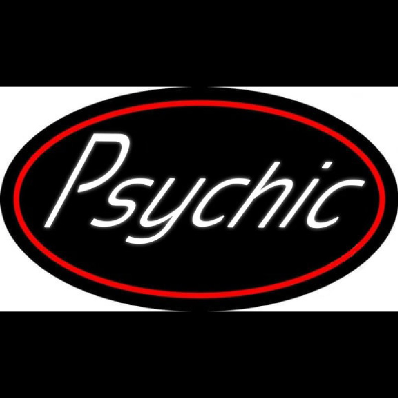 White Psychic Red Border Neonkyltti